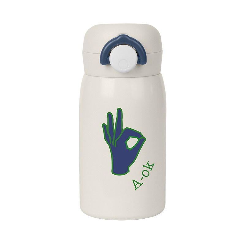 Fabelab Drikkeflaske A-OK Blå/hvid 1