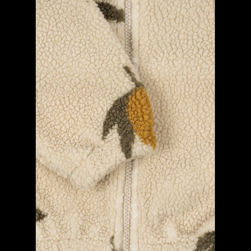 Konges Sløjd Jacka Jody Teddy Grande Citron Beige/grön 2 år 3