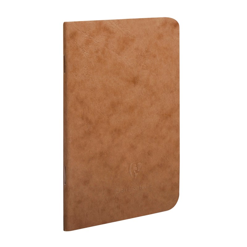 Clairefontaine Anteckningsbok 9x14 Linjerad Brun