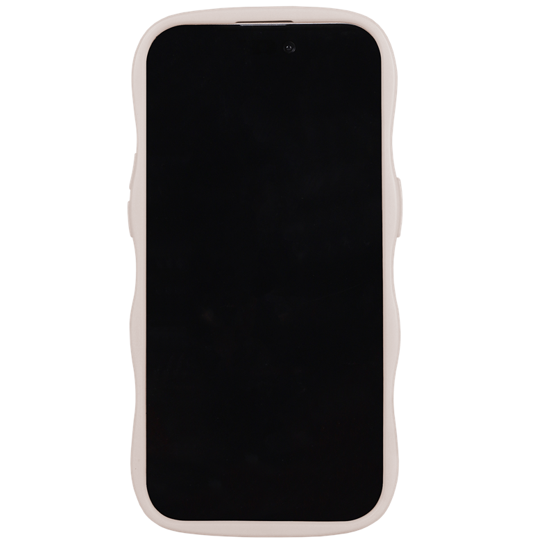 Holdit Mobilcover Wavy Transparent Beige iPhone 12/12 Pro 5
