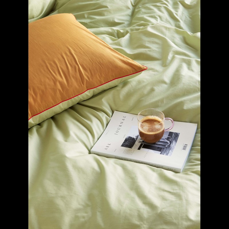 Hübsch Sengetøj Aki  Orange 140x220 3