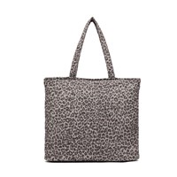 Conmé Shopper quilted Grå/leopard 1