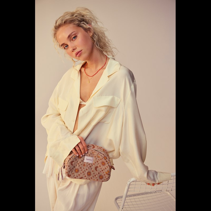Maanesten Necessär M Rose Moon & Sun Orangebrun 4