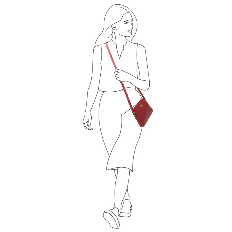dR Amsterdam Crossbody Rød 4