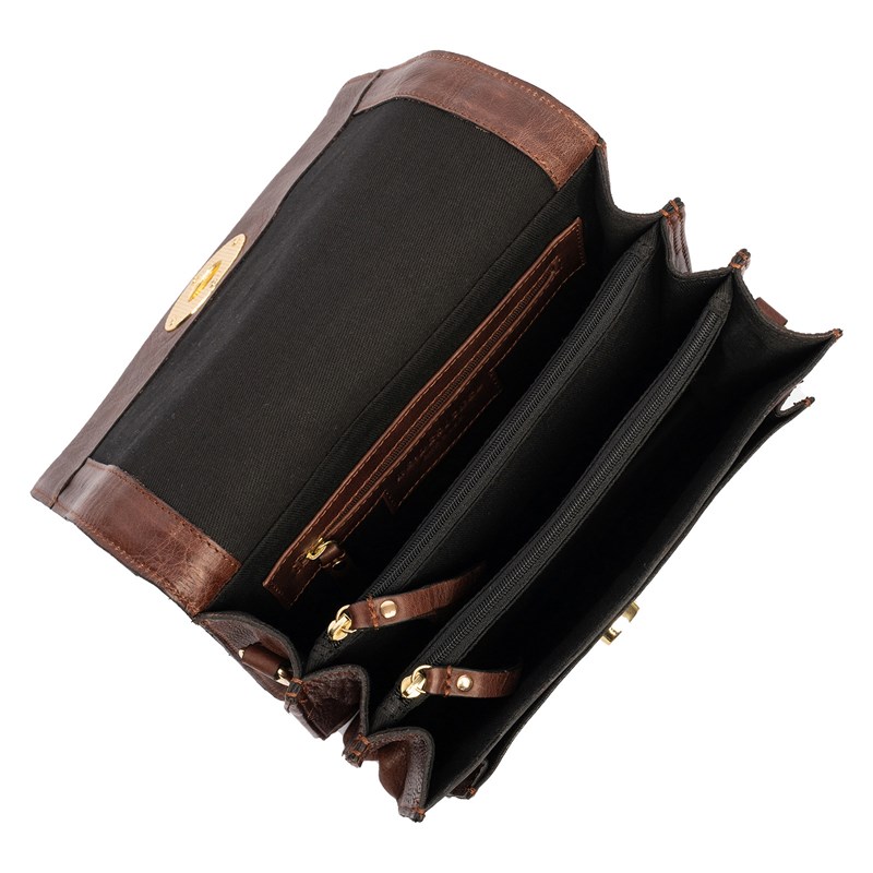 RE:DESIGNED Crossbody Alba Big M. Brun 2