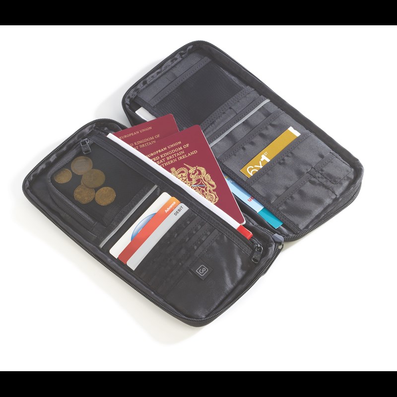 Go Travel Resefodral RFID Svart 4