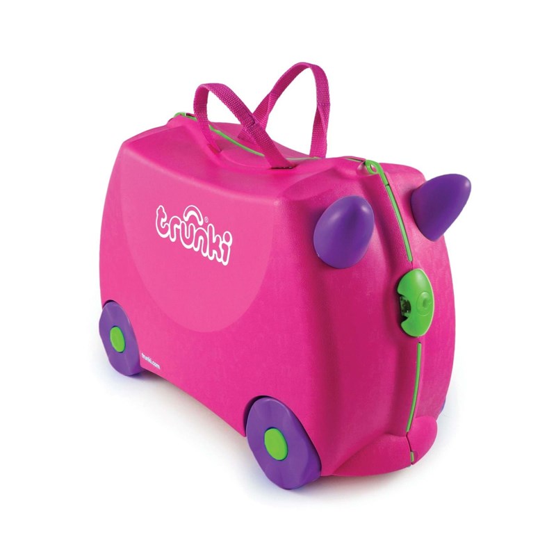 Trunki Børnekuffert med hjul Trixie Pink 1