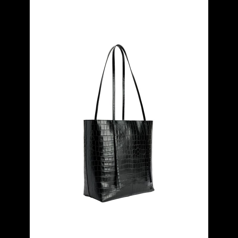 By Malene Birger Shopper Abilso Croco  Sort 3