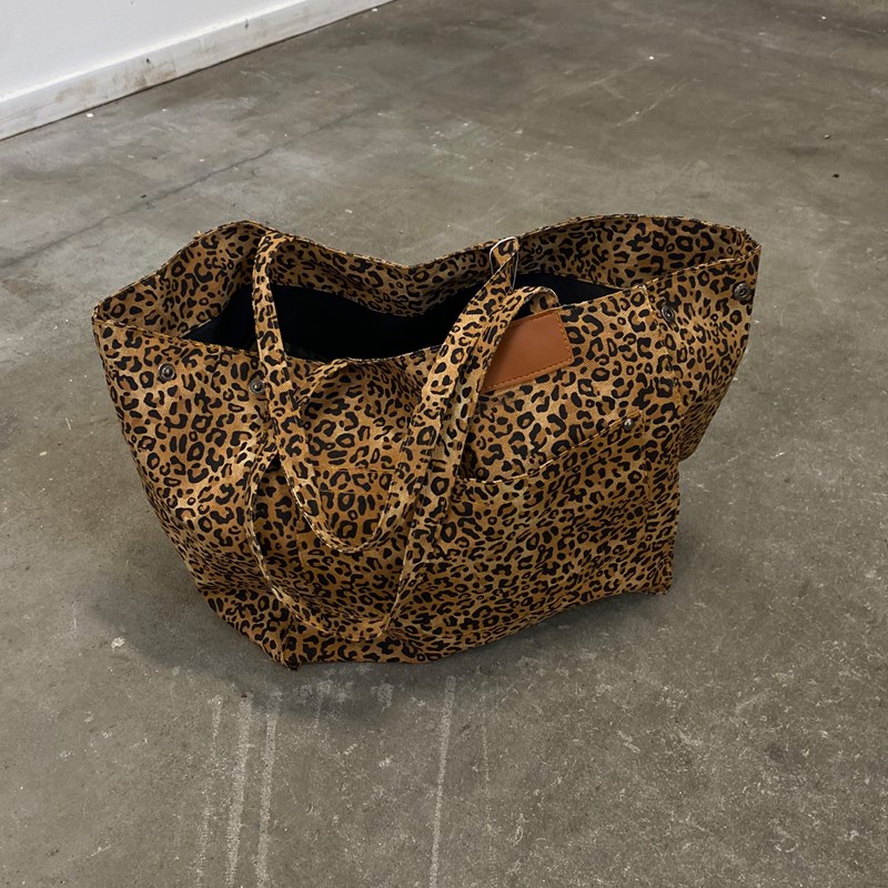 PITAYA Totebag Aja Leopard Brun/Beige 1