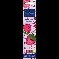 Faber-Castell Tuscher Bold&Easy Frukt 4 st Multi