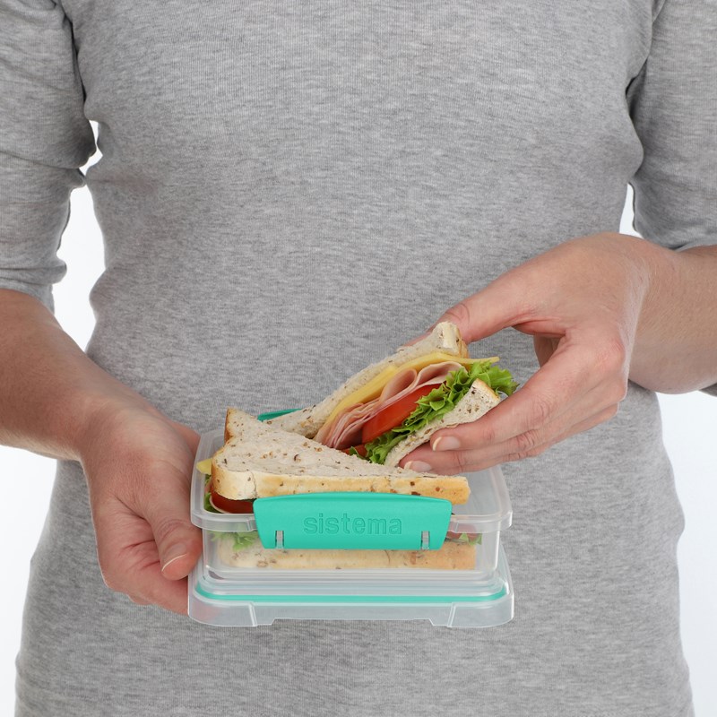 Sistema Madkasse Sandwich Boks To Go Grøn 2