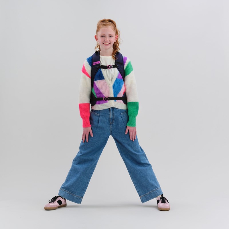 Satch Skolväska CON:NEXT Pink Blue Blå 8