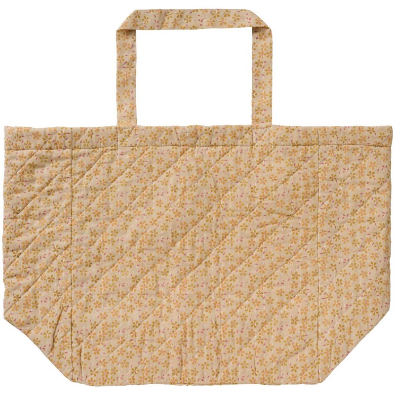 Ib Laursen Shopper Quiltet Beige/grøn 1