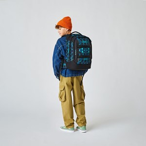 Satch Skoletaske Pack Caleido Blue Sort/Turkis alt image