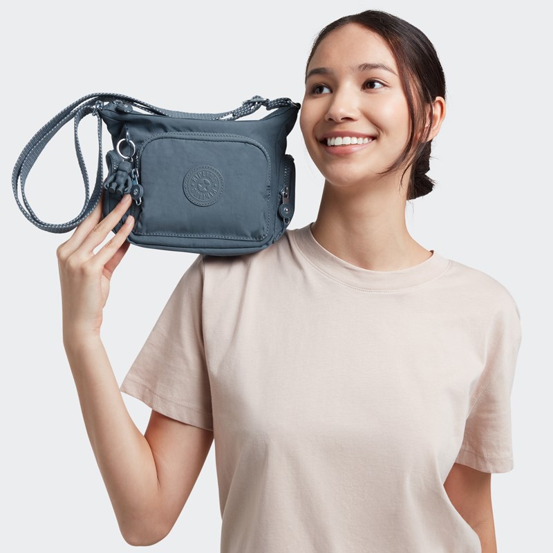 Kipling Crossbody Gabbie Mini Blågrå 7