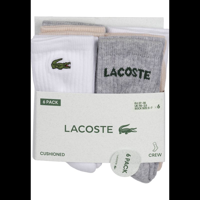 Lacoste Strumpor 6-pak Fler färger 38-42 2