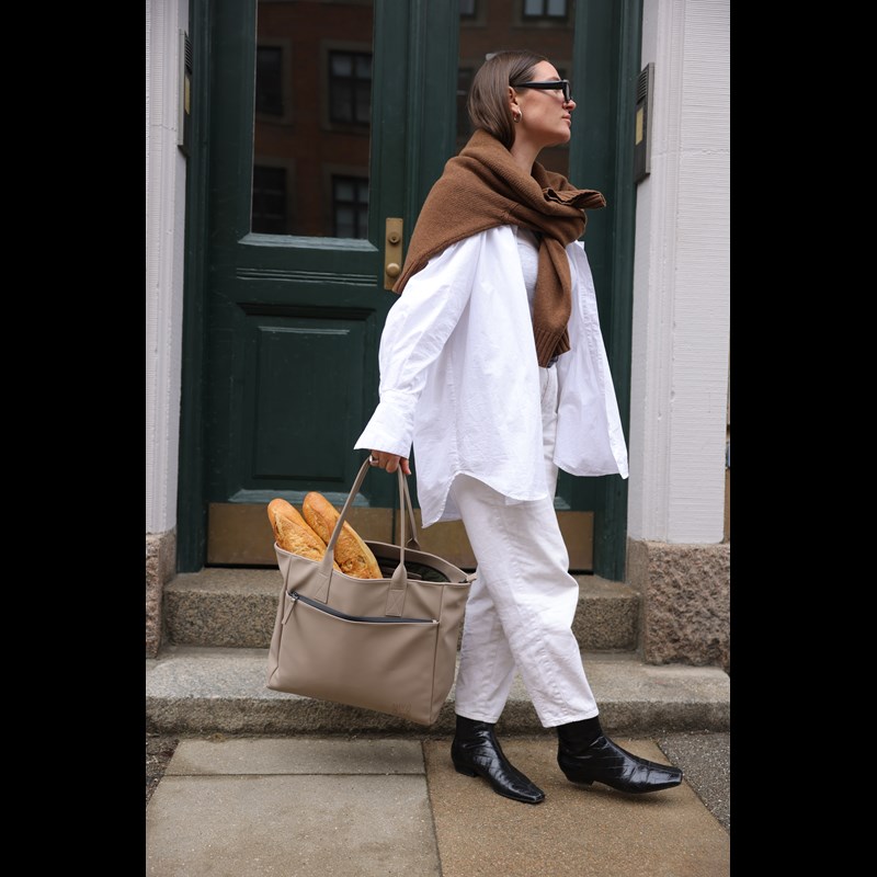 Again Shopper Zinc Beige 14" 2