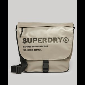 Superdry Skuldertaske Messenger Bag Beige