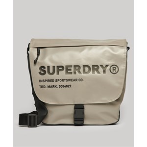 Superdry Skuldertaske Messenger Bag Beige