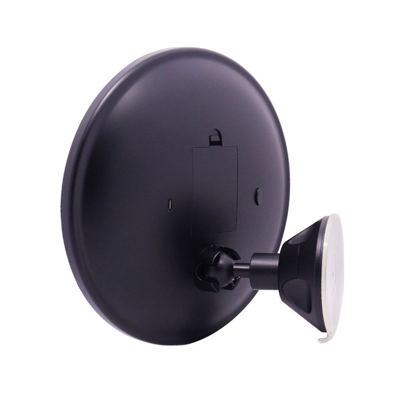 UNIQ Rund LED-spegel rund med sugko Svart 3