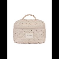 PITAYA Necessär Dots Large Svart/Beige