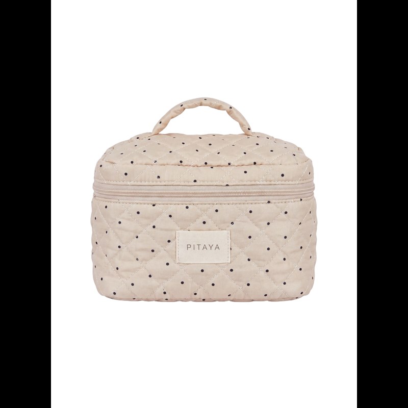 PITAYA Necessär Dots Large Svart/Beige