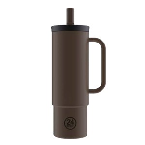 24Bottles Termokop Straw Cup Brun