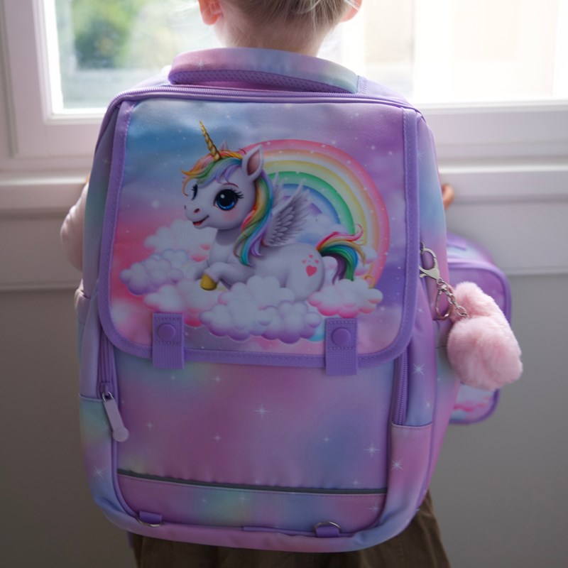 Grow Skoletaske StartPack Unicorn Lilla/pink 8