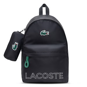 Lacoste Ryggsäck med pennfodral Svart