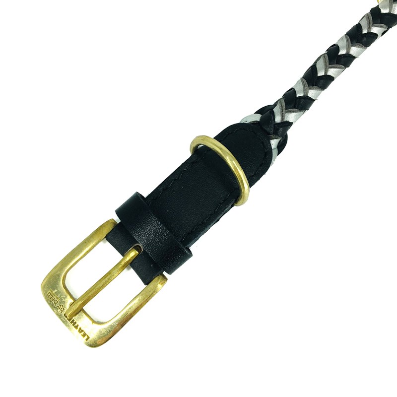 Leather by Beth Hundehalsbånd Maxiflet Sort/sølv Str M 5