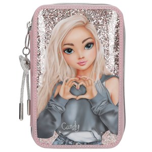 TOPModel Pennfodral 2-lags My BFF Grå/Silver