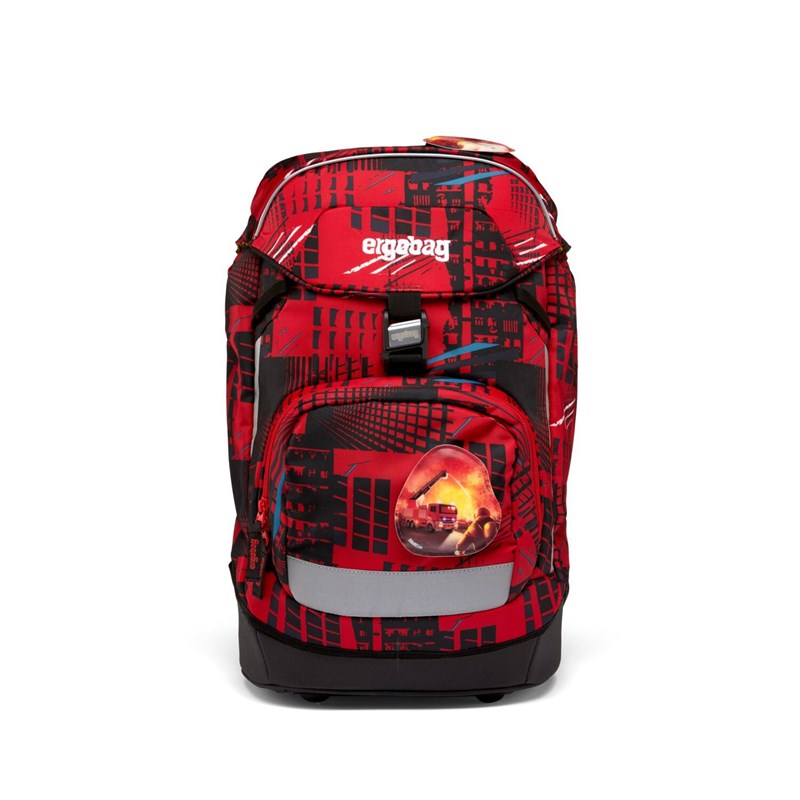 Ergobag Skoletaske Prime FireBear Rød/sort 1