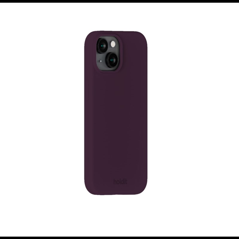 Holdit Mobilcover Deep Plum Blomme iPhone 13/14 2