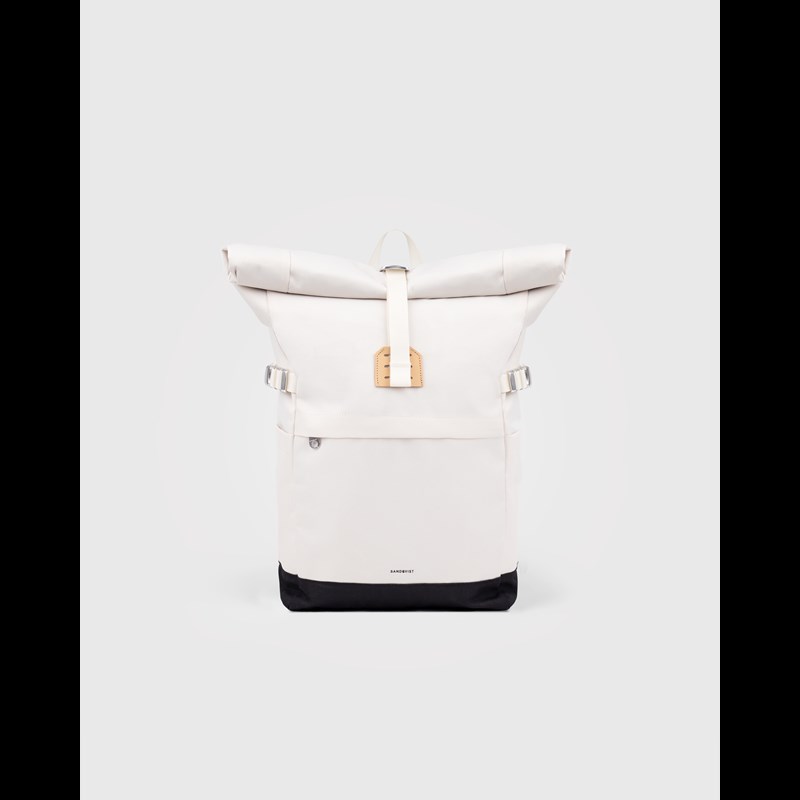 Sandqvist Rygsæk Icon Rolltop M Beige 14" 1