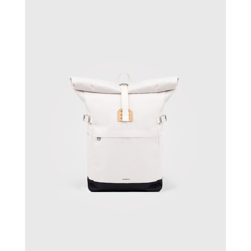 Sandqvist Ryggsäck Icon Rolltop M Beige 14" 1