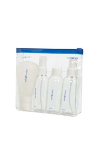 Samsonite Reseflaskor Genomskinlig