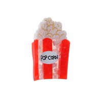 By Stær Hårklämma Popcorn  Röd 1