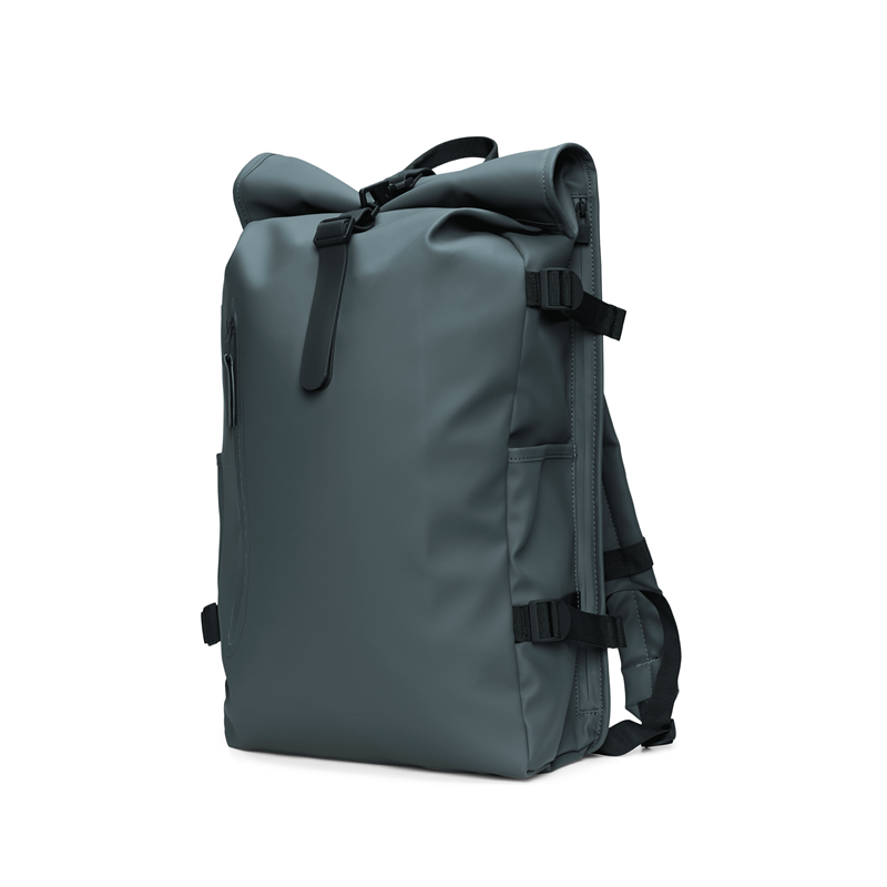 RAINS Rygsæk Rolltop L W3 M. Grå 3