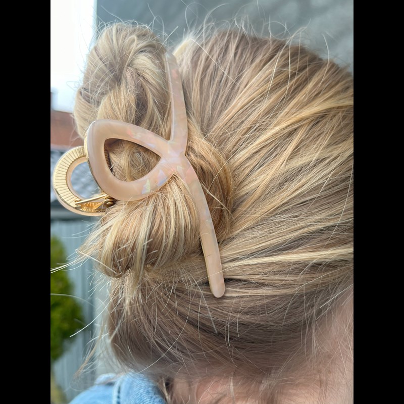 Conmé Hårklemme Rina Sand/brun 2