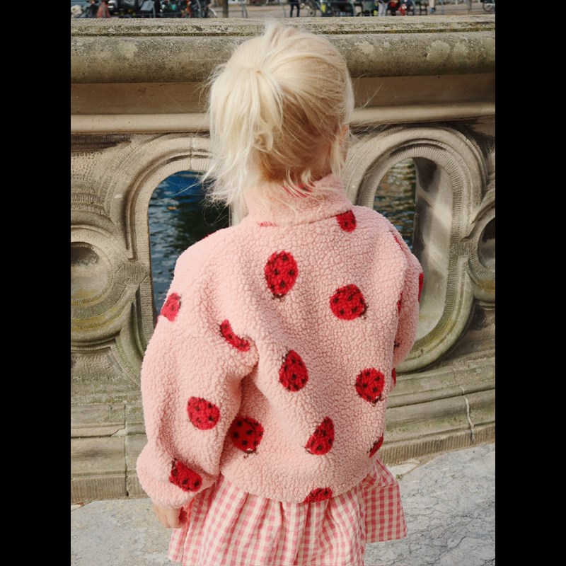 Konges Sløjd Jacka Jody Teddy Ladybug Pink Röd/rosa 18 mdr. 2