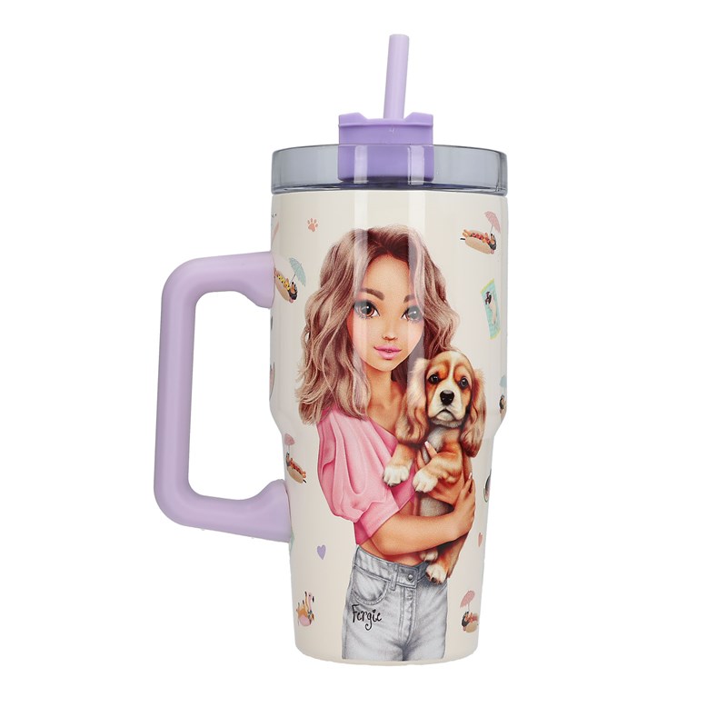 TOPModel To-Go Mugg Sunny Dog Lila/vit 5