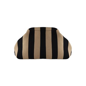 By Stær Clutch Alba Sort/Beige