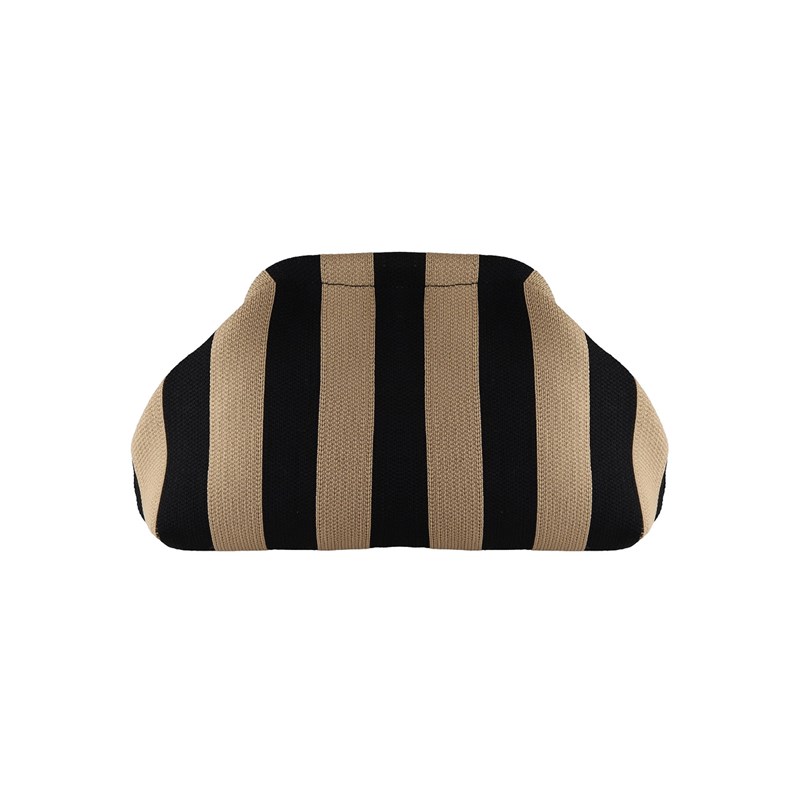 By Stær Clutch Alba Svart/Beige 1