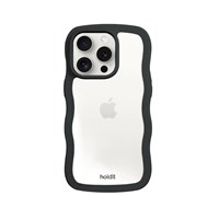 Holdit Mobilcover Wavy Sort Iphone 15 Pro 1