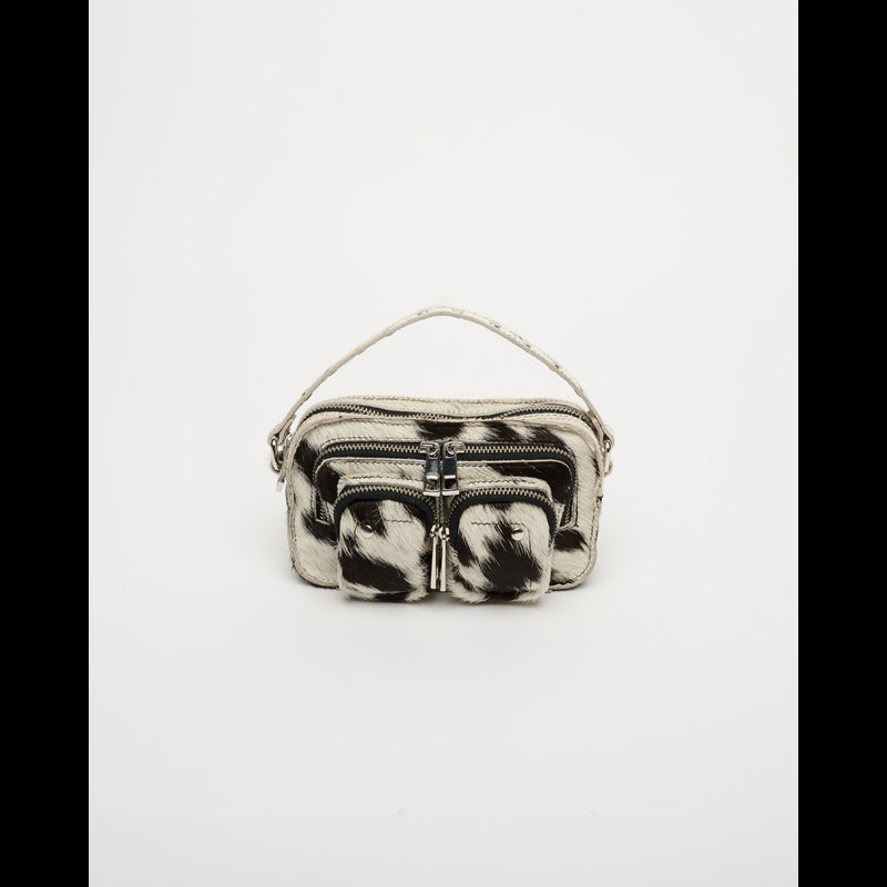 Núnoo Håndtaske Helena Black Dots Hvid/sort 5