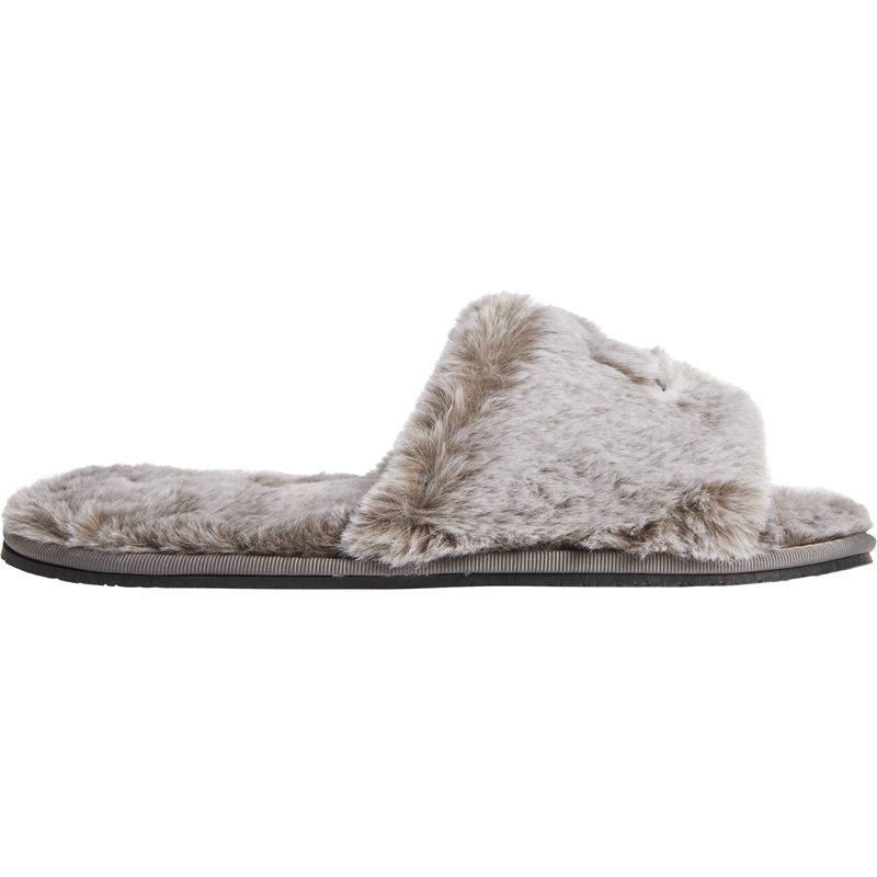 Calvin Klein Dame Slippers Sandals Fur Lysegrå 37 2