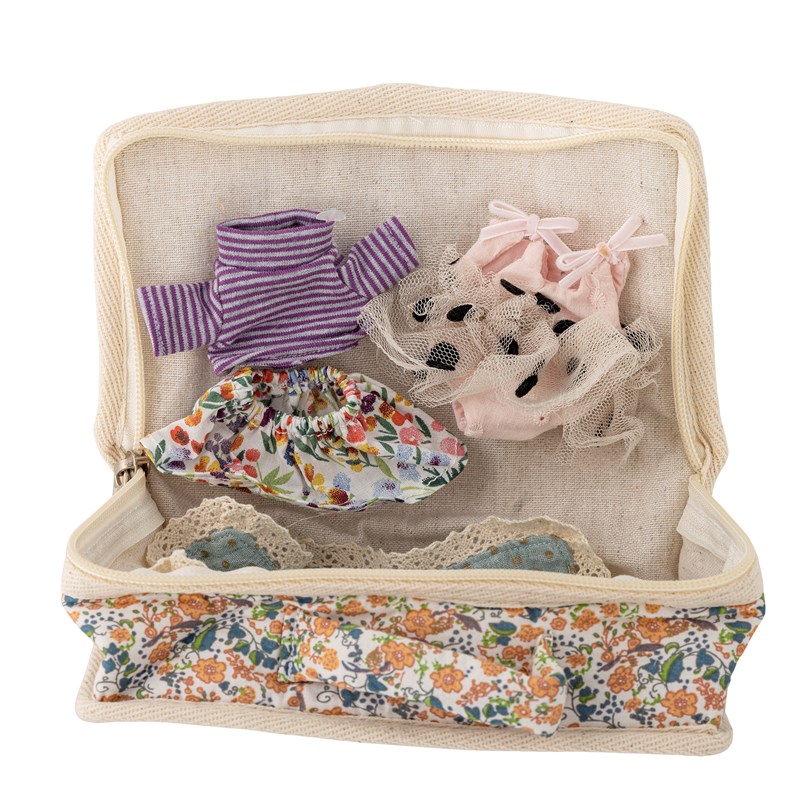Bloomingville Docka Milly Lila/vit/rosa 6
