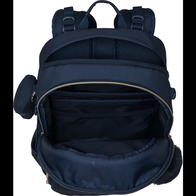 Beckmann Skolväska Sport Air Blue G. Marinblå/Guld 7