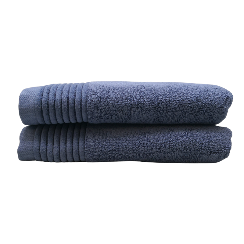 bySKAGEN Håndklæde Juliet Mørk blå 50x100 1