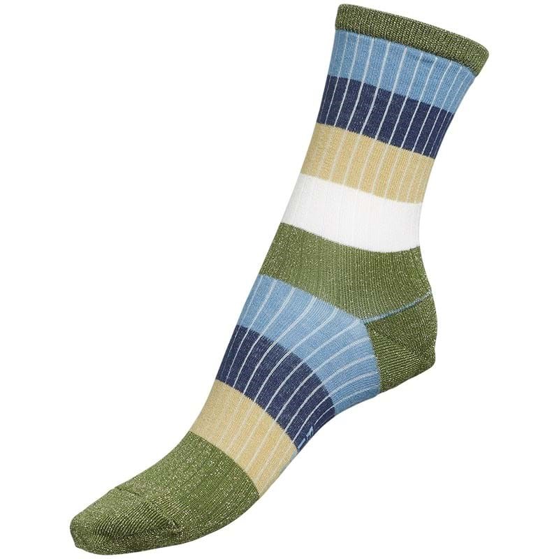 Bella Ballou Strømper striped Grøn mønster